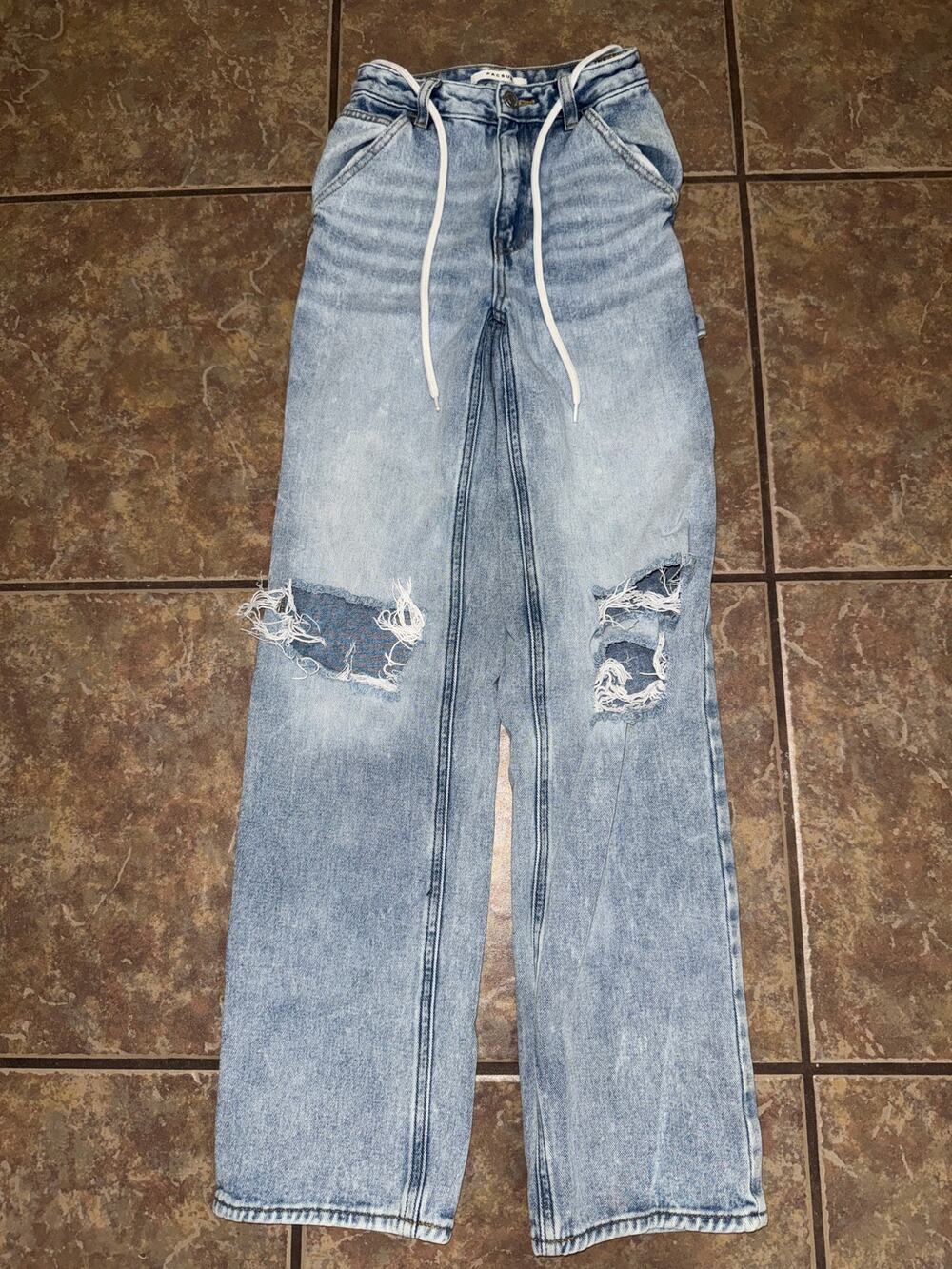 Pacsun 90s BF Carpenter Jeans size 23 Utility Retro Style